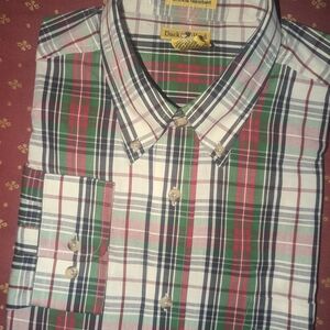 Duck Head Men's Multicolor Plaid Button Down Shirt
